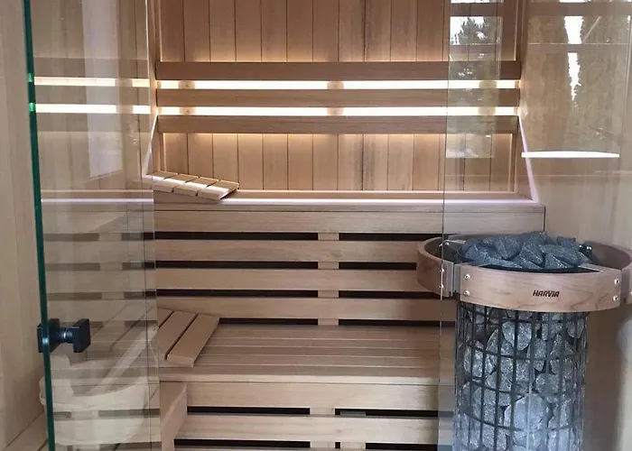 Rewska Przystan - Dom Z Balia Ogrodowa I Sauna Semesterbostad Rewa