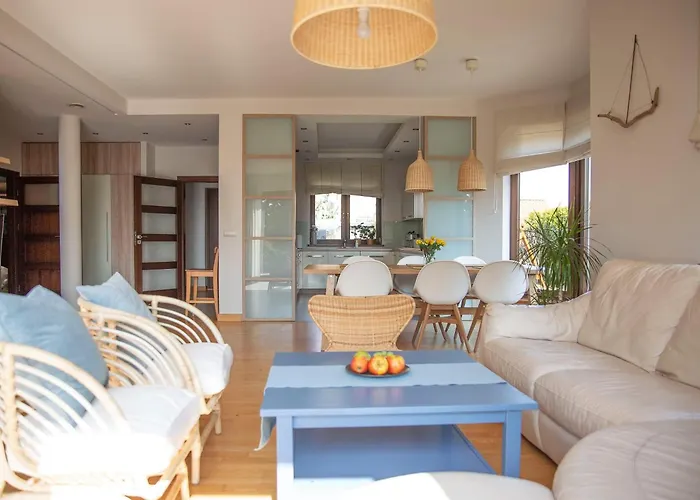 Semesterbostad Rewska Przystan - Dom Z Balia Ogrodowa I Sauna